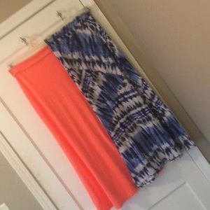 2 maxi skirts